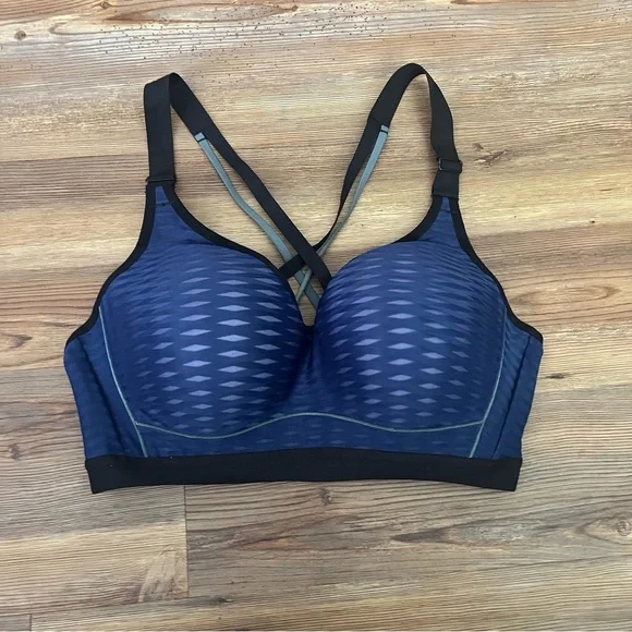 Victoria’s Secret sports bra, blue, good condition, size tag missing - Picture 1 of 5